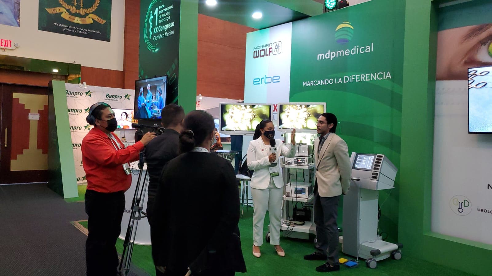Stand de MDP Medical en congreso