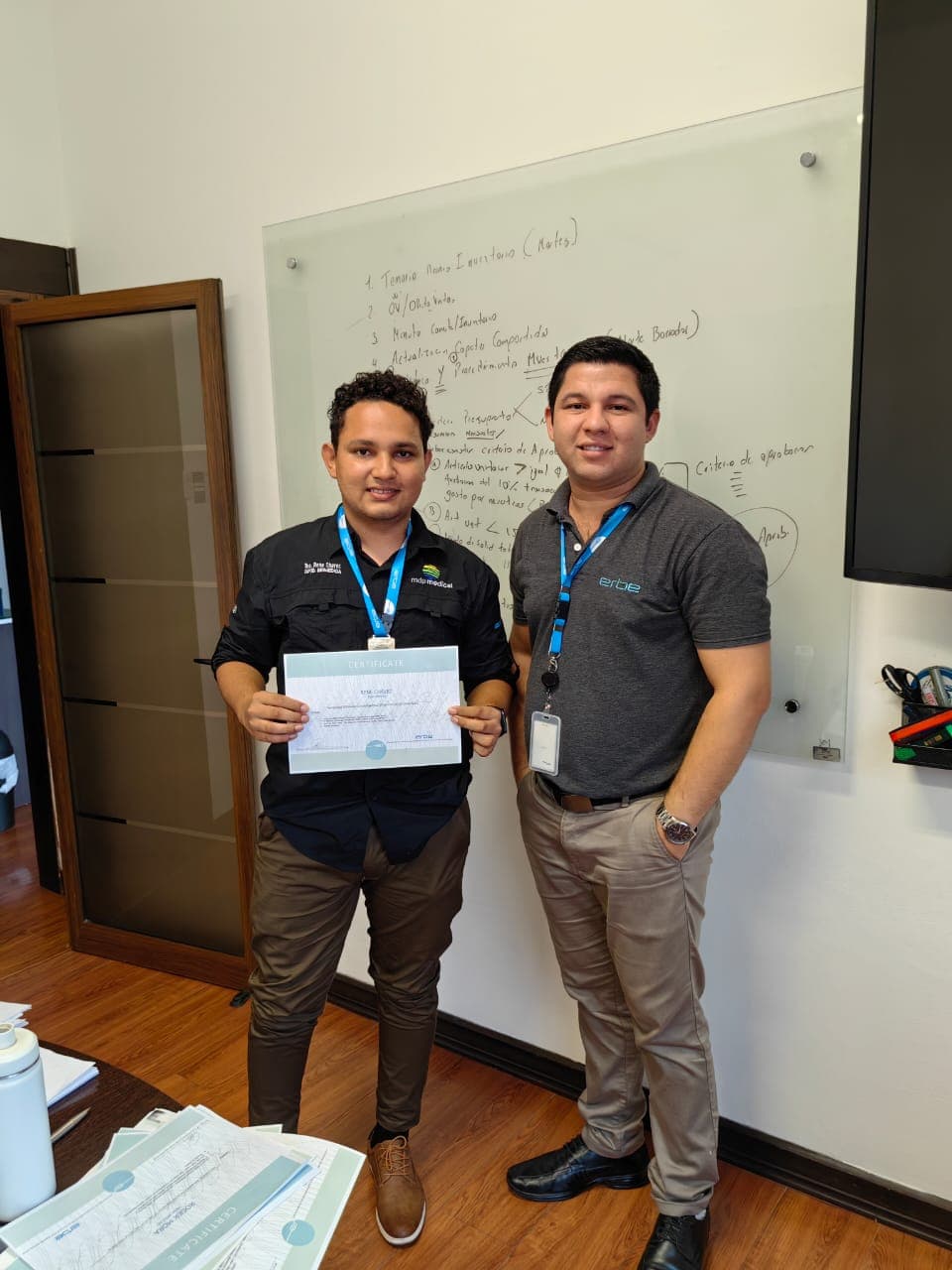 Capacitación a personal médico