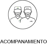 Aplicacionista clínico de MDP acompañando al equipo médico durante un procedimiento
